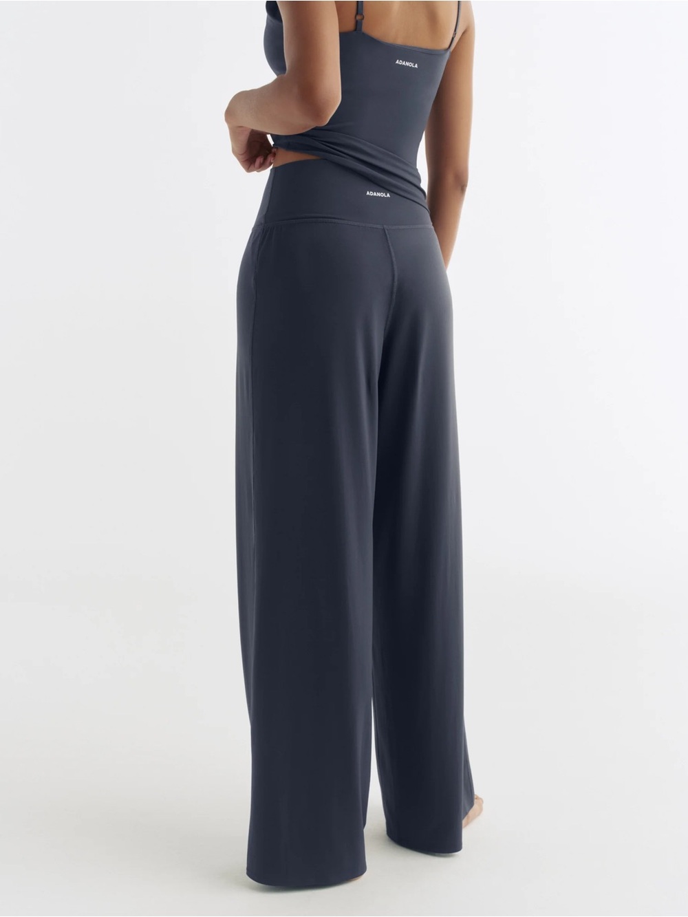 NWT Adanola Wide Leg Yoga Pant Midnight Blue - Picture 2 of 6